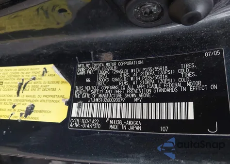 2006 Lexus Rx 400H from USA, damaged, VIN JTJHW31U260020079